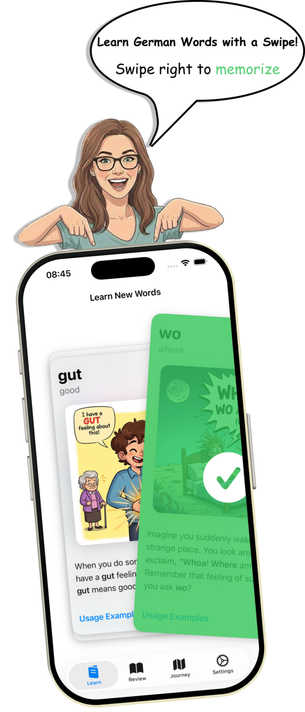 Swipe to memorize