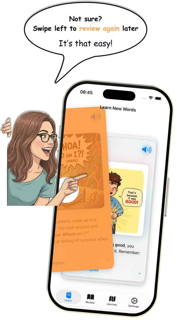 Review words