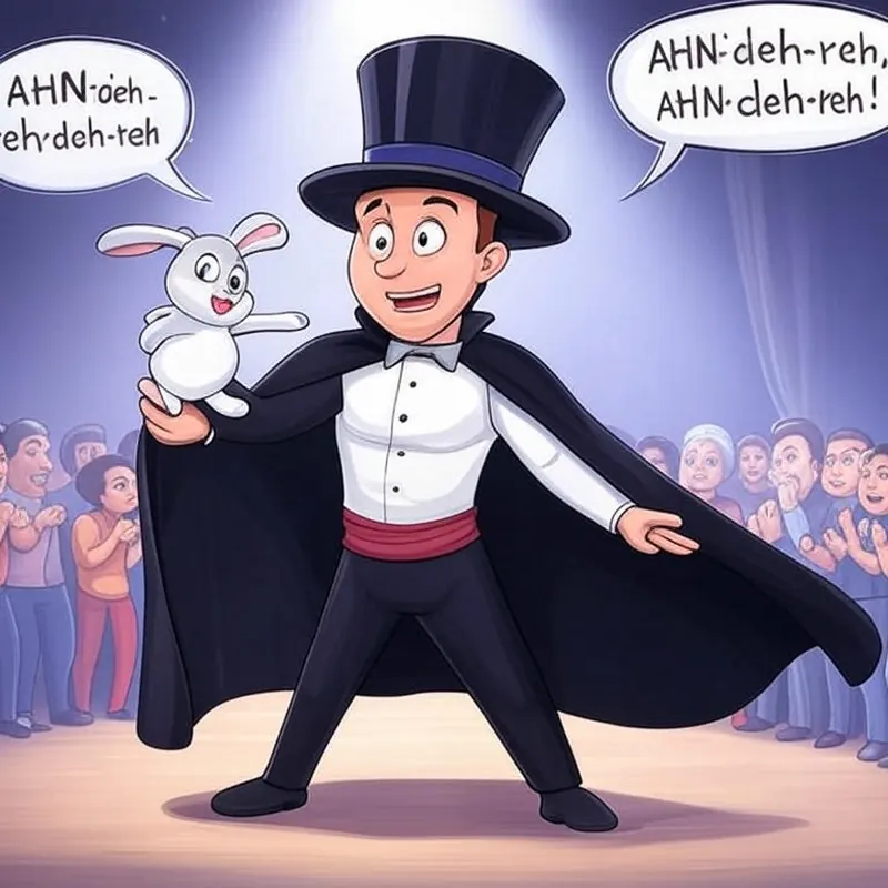 Funny picture to remember the German word andere, meaning other