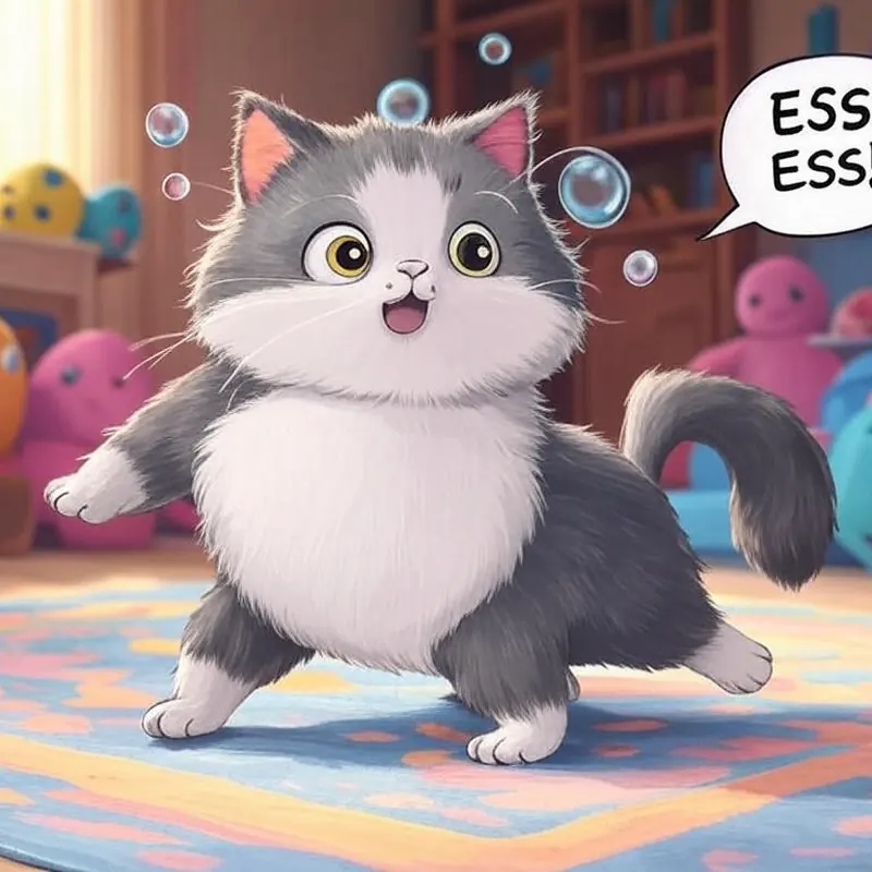 Funny picture to remember the German word es, meaning it