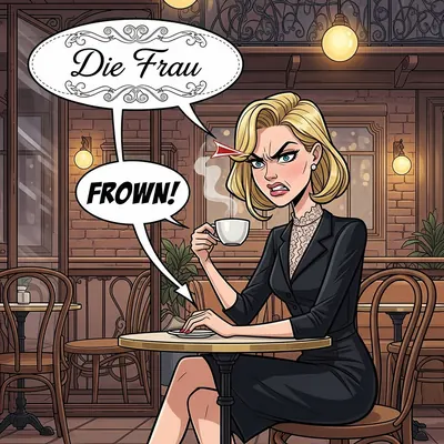die Frau: the woman