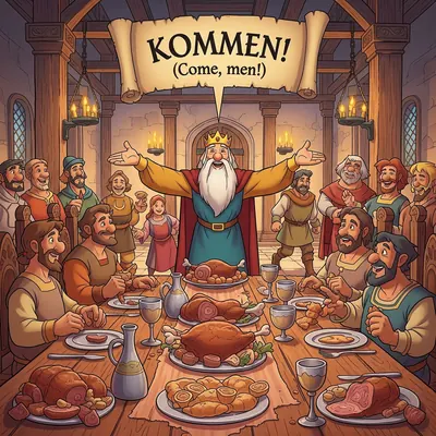 kommen: to come