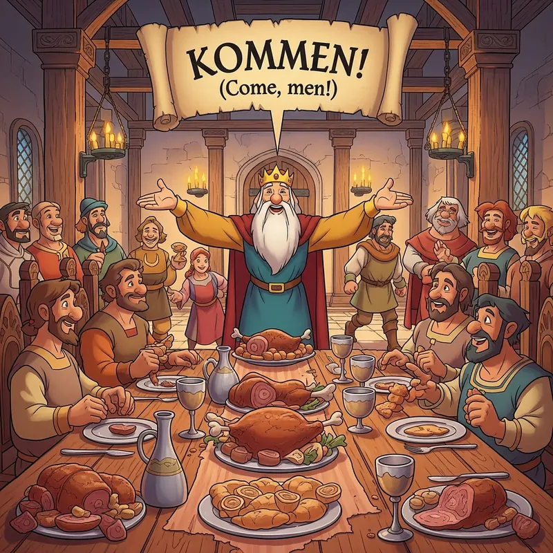 The funny picture for kommen