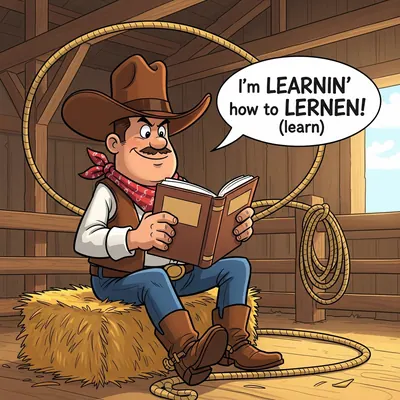 The funny picture for lernen