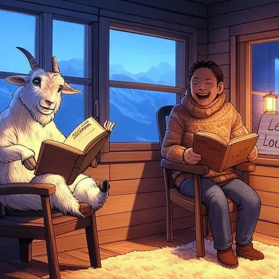 The funny picture for lesen