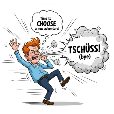 tschüss: bye