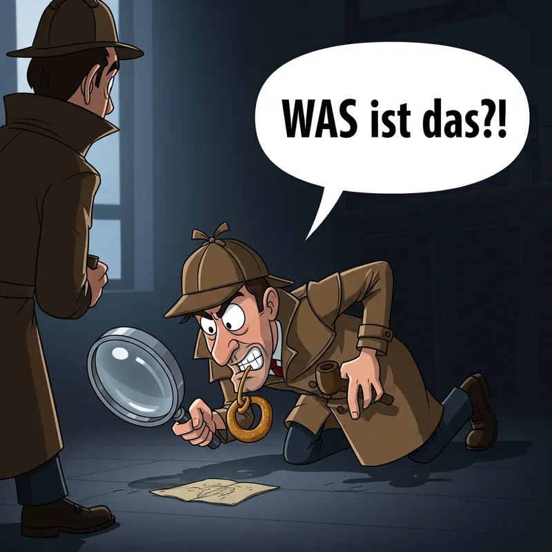 Funny picture to remember the German word was, meaning what